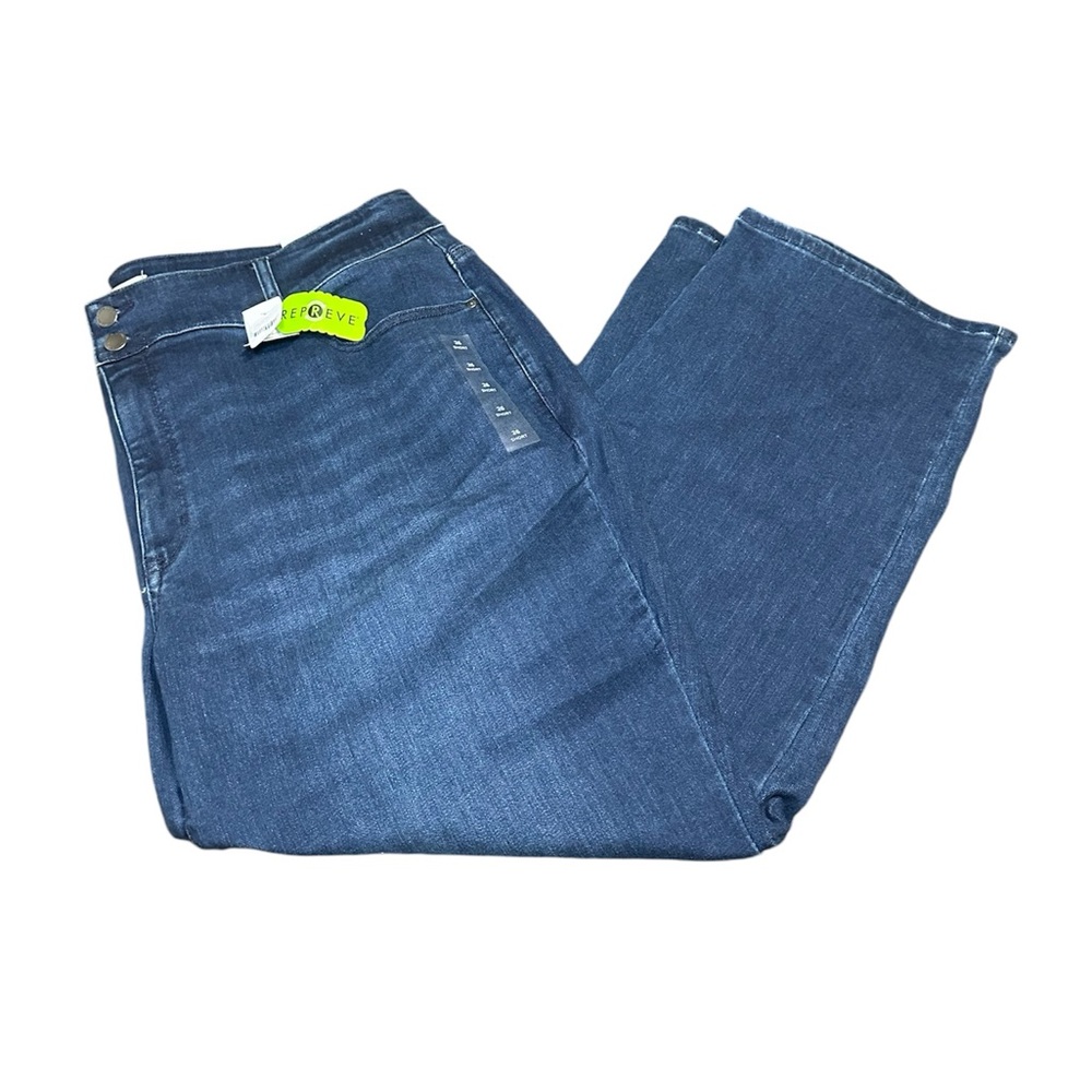 Lane Bryant Tighter Tummy Fit Straight High Rise Jeans - Size 26 Short